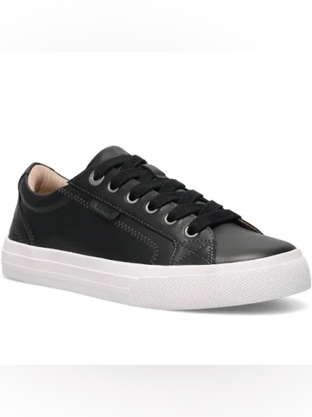 Taos Footwear Plim Soul Lux Women's Sneakers Black Leather Size 8.5